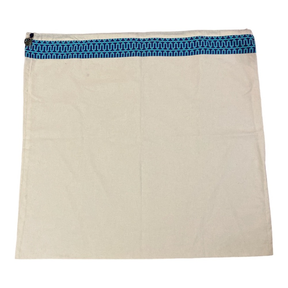 Tory Burch Dust Bag Cream, Blue and Purple